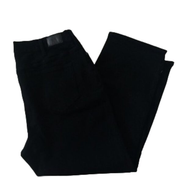 Lands' End Black Denim Jeans Size 18W - Picture 1 of 4